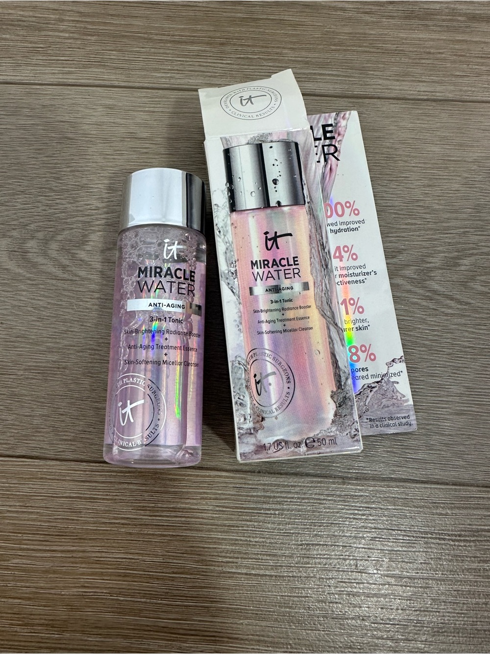 it cosmetics Miracle Water Anti-Aging Tonic - Pink Brand new in box